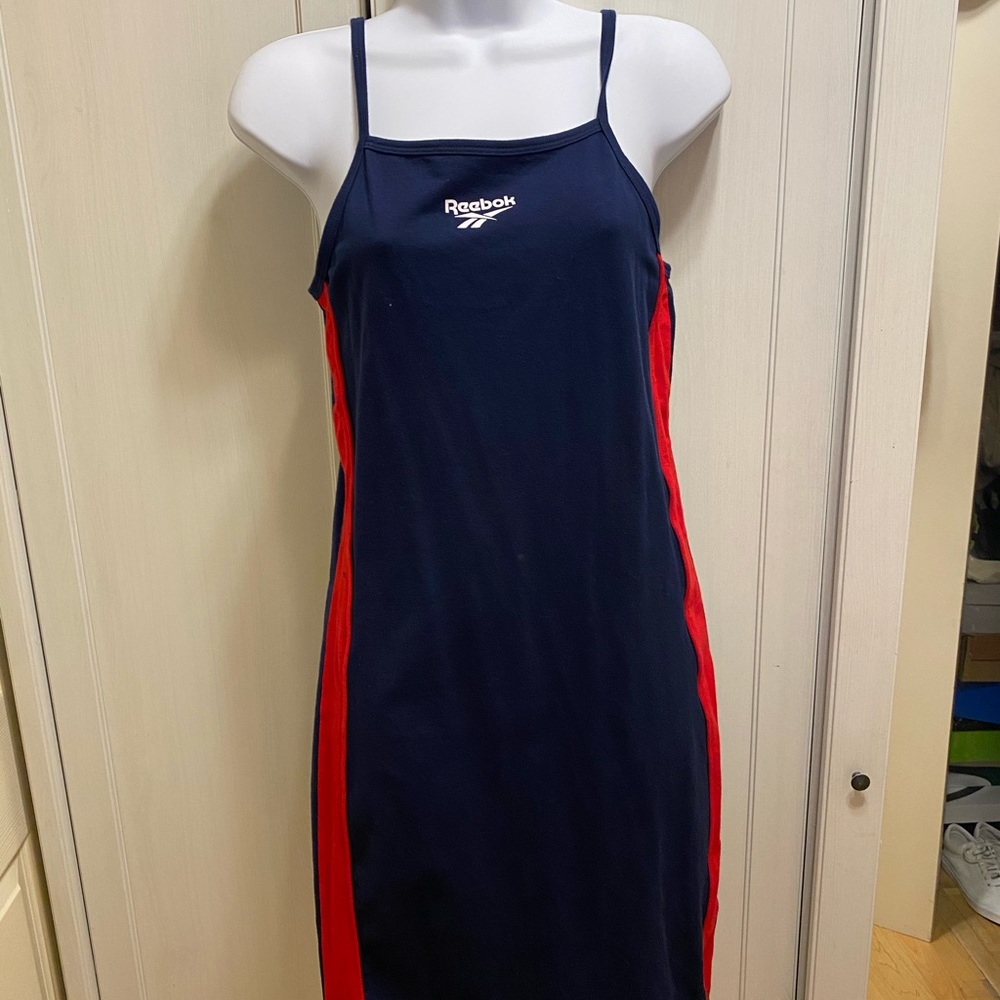 NWOT REEBOK NAVY RED TANK DRESS